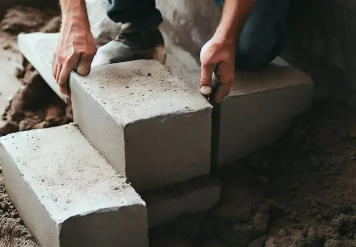 Jak zrobić schody z bloczków betonowych: Instrukcja krok po kroku